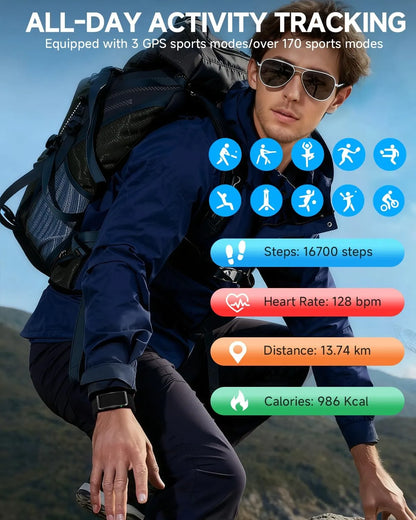 Pulsera Inteligente de Fitness con Seguimiento en Tiempo Real + Correa de Silicona Extra Incluida