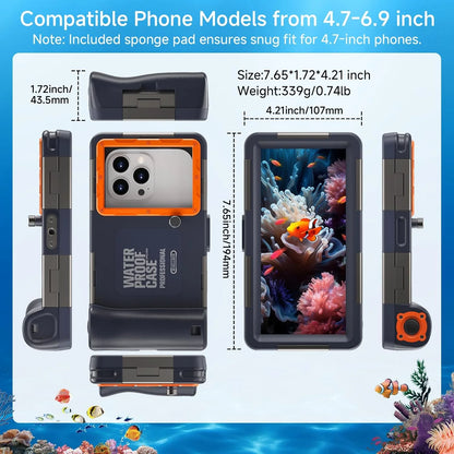 📱 Funda impermeable para teléfono – Captura tus aventuras bajo el agua