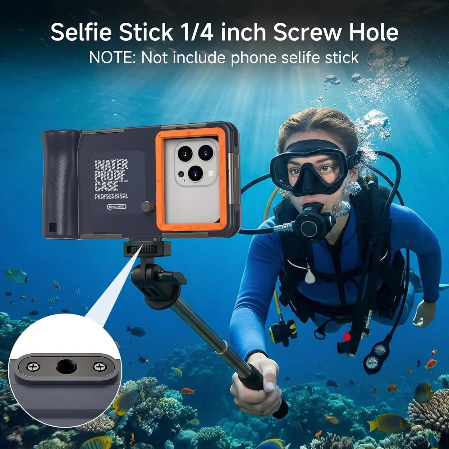 📱 Funda impermeable para teléfono – Captura tus aventuras bajo el agua