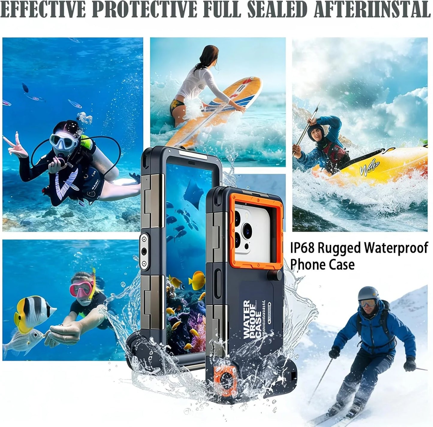 📱 Funda impermeable para teléfono – Captura tus aventuras bajo el agua